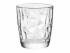 Bormioli Rocco Whiskyglas Diamond 300 ml, 6 Stück, Transparent , Höhe