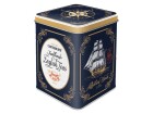 Nostalgic Art Teebeutel-Box Traditional Tea Dunkelblau/Gold/Weiss