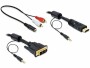 DeLock Kabel DVI-D - HDMI, 2 m, Kabeltyp: Anschlusskabel