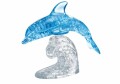HCM Kinzel 3D Crystal Puzzle - Delfin blau, 100 Teile
