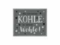 Depesche Geschenkboxen mit Deckel Kohle, Material: Karton