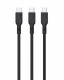 AUKEY     USB-C-to-C Cable 100W - CBKCC101A 3 Pack, 3x 1m