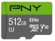 PNY       micro-SDXC Elite         512GB - PSDU512U1 UHS-I U1/A1(V10)& SD adapter