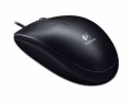 Logitech Optical Mouse B100 schwarz, USB,