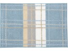 Kleine Wolke Badteppich Kara 60 x 90 cm, Stahlblau/Weiss, Eigenschaften