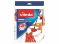 Vileda Turbo Mop Ersatzbezug, Detailfarbe: Rot, Weiss, Material