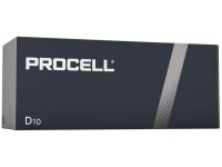 Duracell Batterie PROCELL 15476 mAh 10 Stück, Batterietyp: D