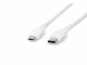 LMP USB2.0 Kabel, C - MicroB, 1m , weiss