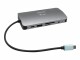 DICOTA i-tec - Dockingstation - USB-C - VGA, HDMI - GigE