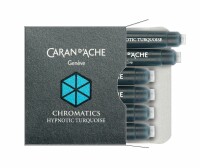 Caran d'Ache Tintenpatrone 8021.191 Hypnotic Turquoise 6 Stück, Kein