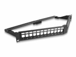 DeLock Patchpanel 24 Port Keystone, 19" Rack mit