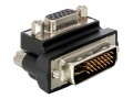 DeLock Winkeladapter DVI-I - VGA m-f, Kabeltyp: Adapter