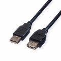 ProLine Roline USB 2.0 Kabel, A-B, black (3.0 m