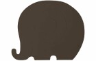 OYOY Tischset Henry Elephant, Choko, 100% Silicone, 0.2x42x34cm