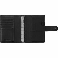 SUCCES Agenda Junior Ringbuch Nappa 84246102U schwarz 11x14.2cm