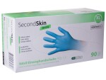 SecondSkin Einweghandschuh Nitril Puderfrei XL Blau 90 Stück