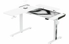 Ultradesk Gaming Tisch Winger Weiss, Beleuchtung: Nein