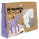 DECOPATCH Bastelset Pferd - KIT010O   Bogen, Tier, Pinsel, Lack