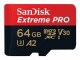 SanDisk Extreme Pro - Scheda di memoria flash (adattatore