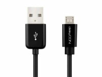 deleyCON USB2.0 Kabel, A - MicroB, 15cm,