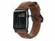 Nomad Lederarmband Traditional Strap Apple Watch Braun/Schwarz