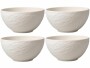 Villeroy & Boch Snackschale Manufacture Rock 14 cm, 4 Stück, Weiss