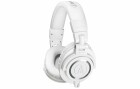 Audio-Technica Over-Ear-Kopfhörer ATH-M50x Weiss, Detailfarbe: Weiss