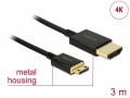 DeLock Kabel 4K 60Hz HDMI - Mini-HDMI (HDMI-C), 3