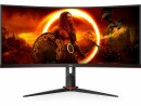 AOC CU34G2XP/BK 32¿ VA Curved Gaming Monitor, 3840 x