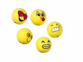 Linex Radiergummi lustige Gesichter 5 Stück, Gelb, Detailfarbe