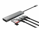 Trust Computer Trust USB-Hub Halyx, Stromversorgung: USB-C, Anzahl Ports: 3