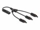 DeLock Splitter Kabel DL4 1x Stecker zu 3x Buchse