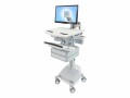 Ergotron Cart with LCD Arm, SLA Powered, 4 Drawers