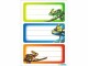 Herma Stickers Schuletiketten Gecko 9 Etiketten, 3 Blatt, Produkttyp