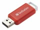 Verbatim V DATABAR USB 2.0 STICK RED 16G 16GB NMS NS EXT