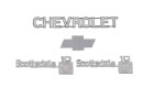 RC4WD Metall Emblem Set Chevy K10 Scottsdale 1:10, Zubehörtyp