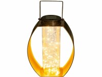 Näve Laterne LED Solar Fairylight 26 cm, Gold