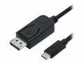 Roline ROLINE Adapterkabel 1,0m USB Typ C-DP,