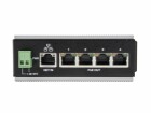 EXSYS PoE Switch EX-6100PoE 5 Port, SFP Anschlüsse: 0