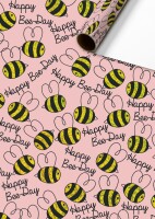 STEWO Geschenkpapier Bee 2528556225 rosa 70x150cm