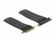 DeLock PCI-E Riser Karte x8 zu x8 flexibel, gewinkelt