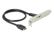DeLock Bracket USB-C, 3.2 Gen2, 10Gbps