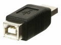 LINDY - USB-Adapter - USB (M) zu USB Typ B (W) - USB 2.0 - Schwarz