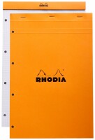 RHODIA Notizblock orange 210x318mm 20200C kariert 80 Blatt
