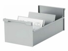 Styro Karteibox quer A6, Grau, Medienformat: A6, Material