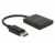Bild 0 DeLock 2-Port Signalsplitter DP - 2x HDMI 4K, Anzahl