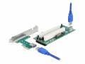 DeLock PCI-E Riser Karte x1 zu 2x PCI 32