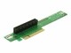 DeLock PCI-E Riser Karte x8 zu x8, gewinkelt, Zubehörtyp