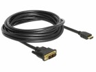 DeLock DVI zu HDMI-Kabel, 5m, Kabeltyp