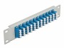 DeLock Verteilerplatte 10? LWL Patchpanel 12 Port LC Quad